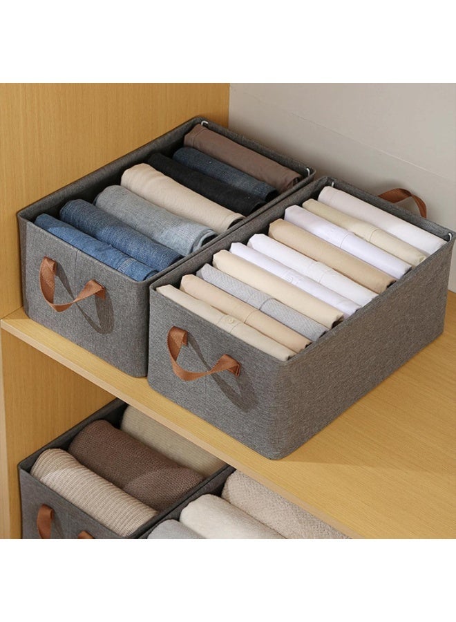Foldable storage box for organizing clothes, towels, and linens - Image 4